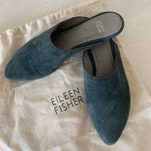 Eileen Fisher Blog Mule Slide Suede NWOT